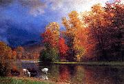 Albert Bierstadt On_the_Sac oil painting